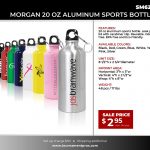 MORGAN 20 oz. Aluminum Sports Bottle